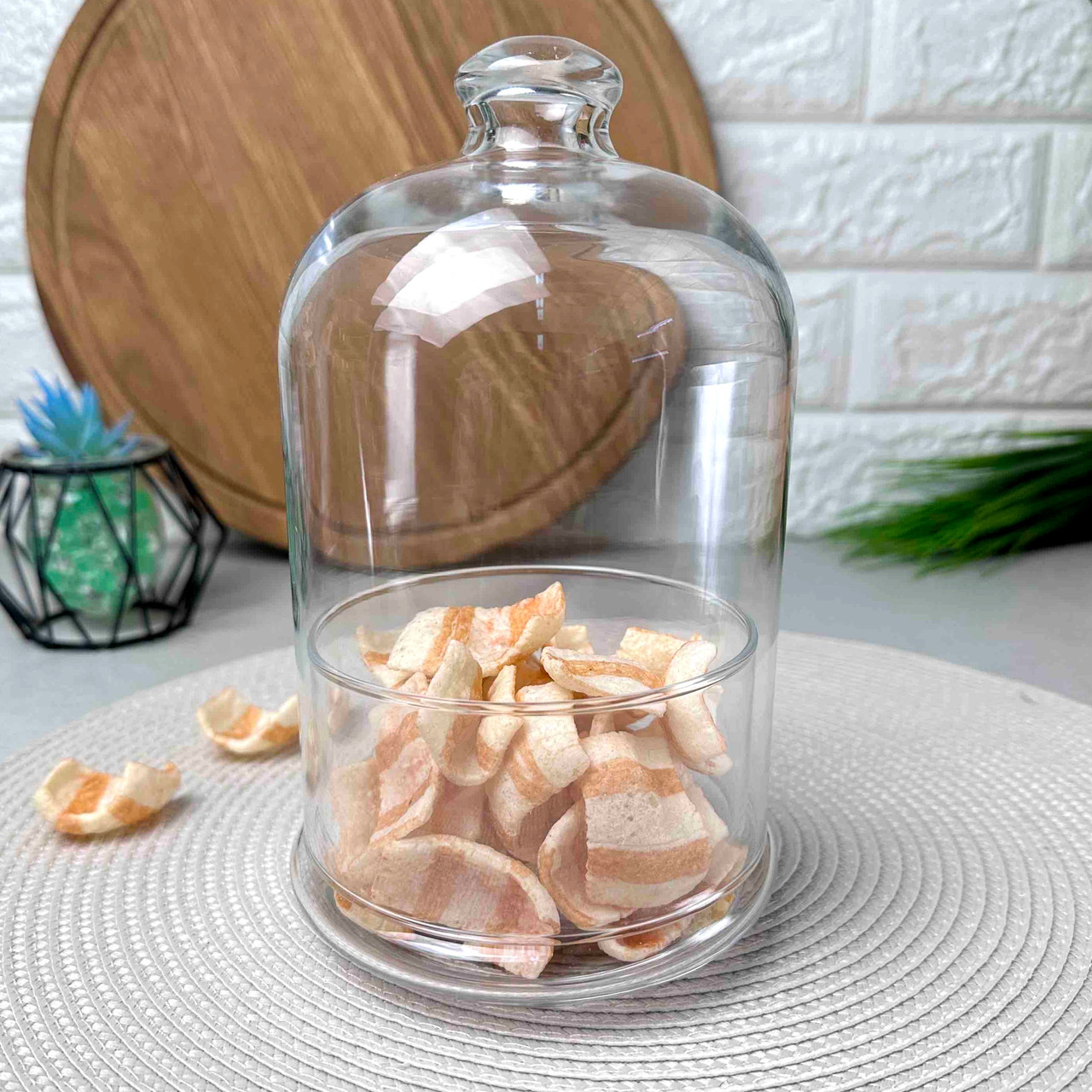 Скляна банка для зберігання з купольною кришкою Midi Patisserie Pasabahce