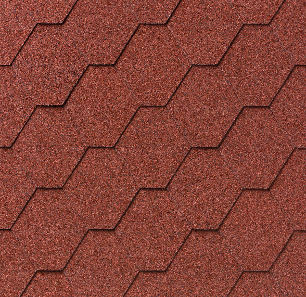 Бітумна черепиця IKO Superglass Hex Dual Brown 07
