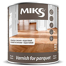 Лак паркетний алкідно-уретановий Miks глянець 0,8 кг