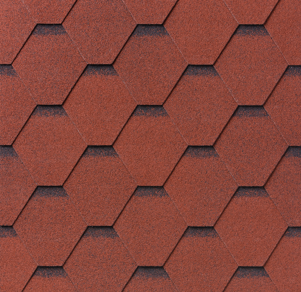 Бітумна черепиця IKO Superglass Hex Dual Brown 07