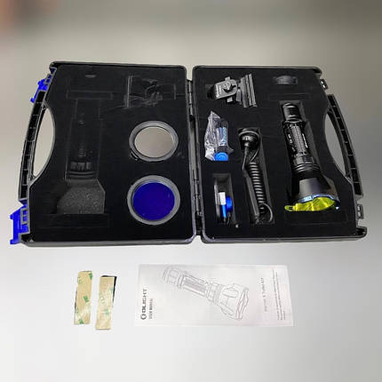 Ліхтар + набір тактичний Olight Warrior X Turbo Kit, 1000 м, 1100 лм, магнітне кріплення, кнопка ДУ, кейс, фото 2