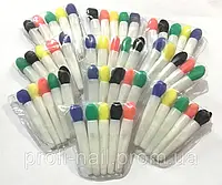 Аппликаторы для теней пластиковая ручка цветной, YRE