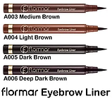 Підводка — Фломастер для брів Flormar Eyebrow Liner, Deep Dark brown, 1 мл, фото 4