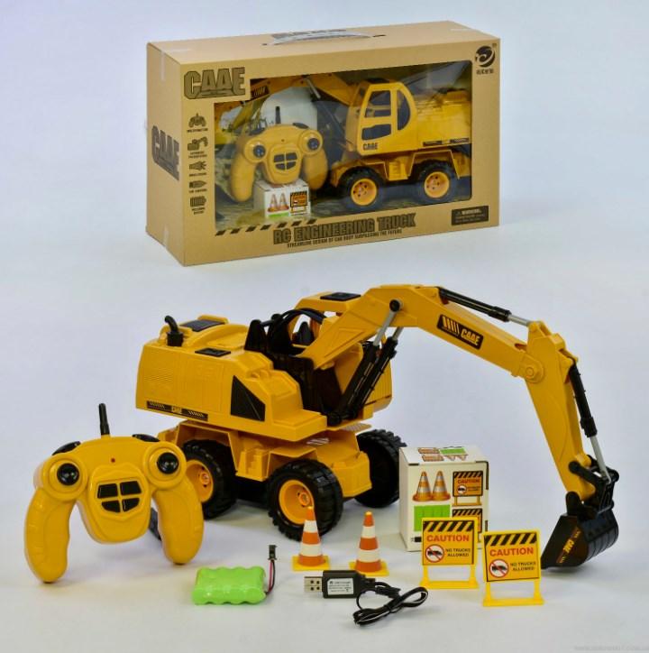 Екскаватор на радіоуправлінні з музикою