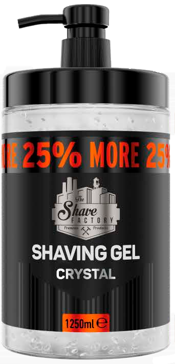 Гель для гоління The Shave Factory Shaving Gel CRYSTAL 1,25л