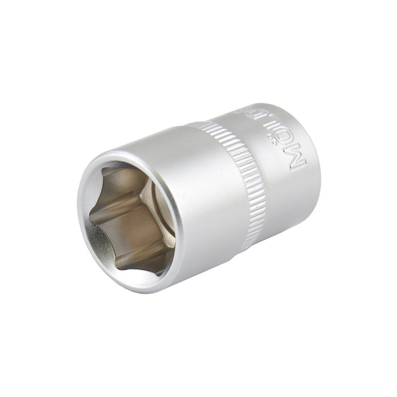 Головка торцева Molder, Cr-V, 1/2" x 18 мм (10 шт./пач.)