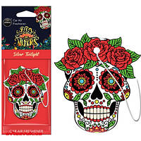Ароматизатор Aroma Car Cellulose Dia De Los Muertos — Silver Tatoo (24 шт.)