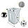 Кошик для білизни з тканини Laundry basket Сірий, складна корзина для білизни 56х38см (корзина для белья), фото 2