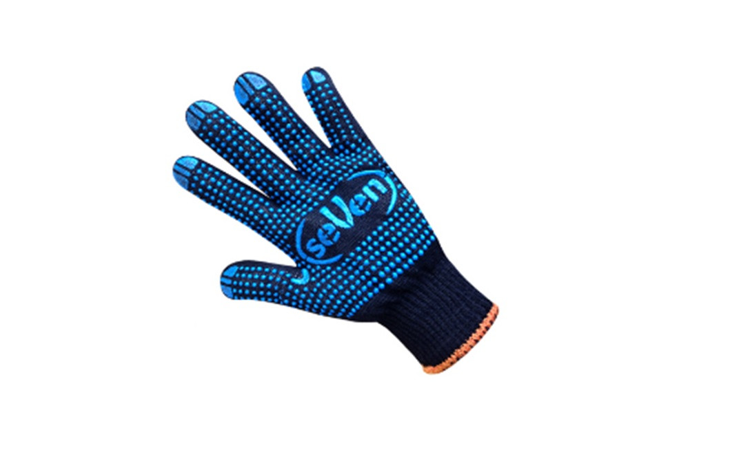 Рукавиці покриті крапками ПВХ,чорні, клас 10 (10шт.), фото 1