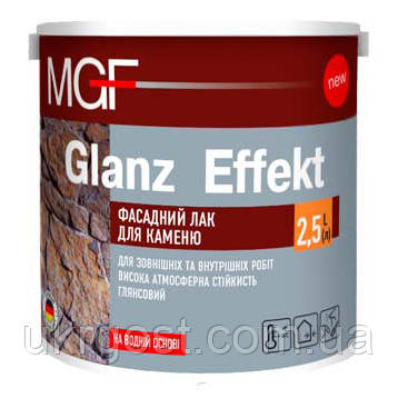 Лак по каменю акриловий MGF Glanz Effekt 10л