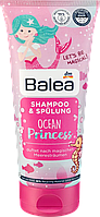 Дитячий гель і шампунь Balea Ocean Princess 2в1 200 мл (Принцеса океану)