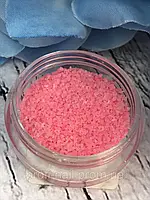 Флуоресцентный песок для декора ногтей "Розовый"