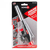 Пальник газовий з п'єзопідпалом NOWAX, сопло: Ø - 13,6мм, довж. - 74 мм, (10/100 шт.)