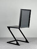 Дизайнерський стілець "Жорж" з натурального дерева та металу, фото 4