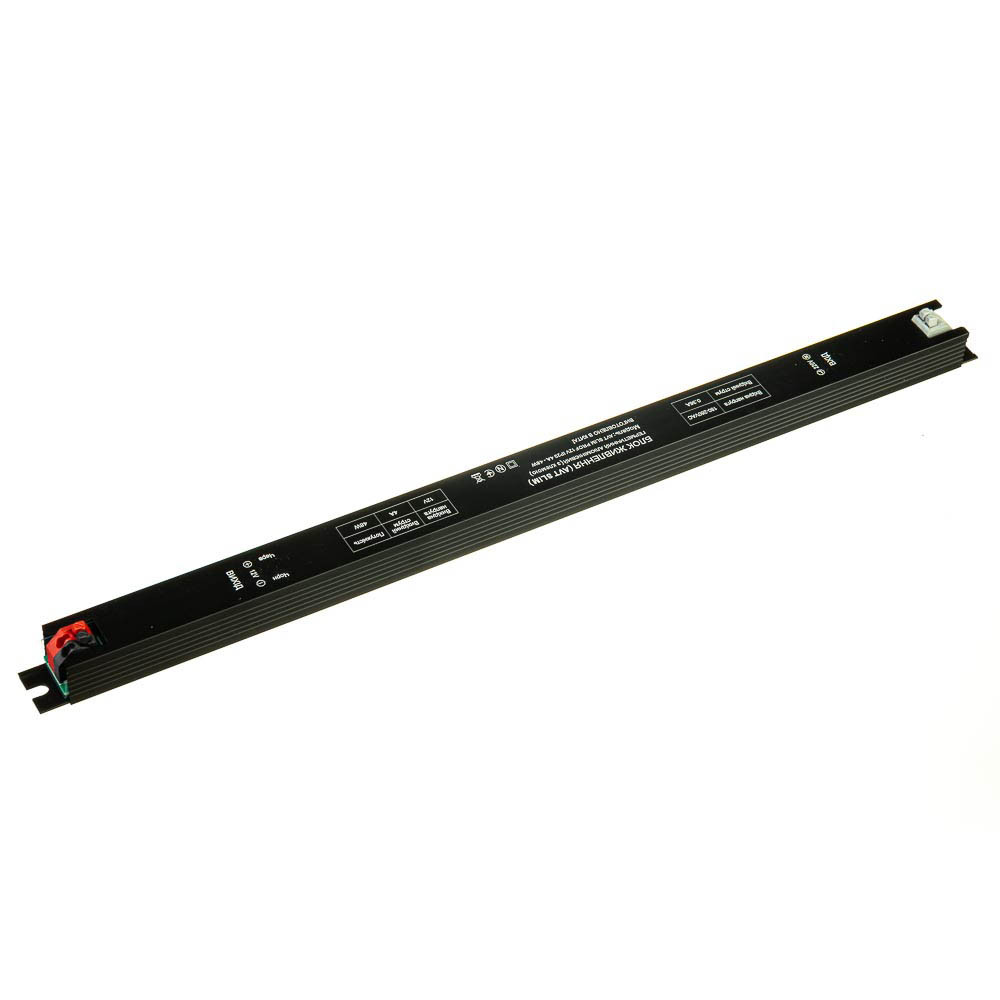 Блок живлення ультратонкий 12V 48W 4А IP20 AVT SLIM PROF з клемами