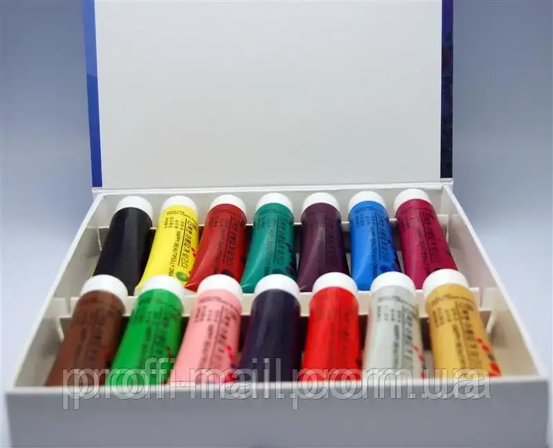 Набір акрилових фарб 14 кольорів 22мл, YRE, YCR-05