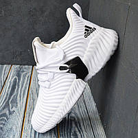 Білі кроссівки для дівчат Adidas Alphabounce Instinct. Класні жіночі кросси Адідас Альфабоунс., фото 6