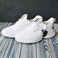 Білі кроссівки для дівчат Adidas Alphabounce Instinct. Класні жіночі кросси Адідас Альфабоунс., фото 5