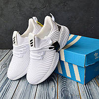 Білі кроссівки для дівчат Adidas Alphabounce Instinct. Класні жіночі кросси Адідас Альфабоунс., фото 7