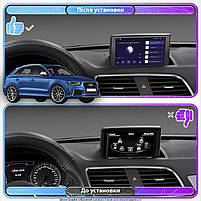 Штатна магнітола Lesko для Audi RS Q3 I (8U) 2013-2015 IPS 9" 4/64Gb CarPlay 4G Wi-Fi GPS Prime 8 шт., фото 4