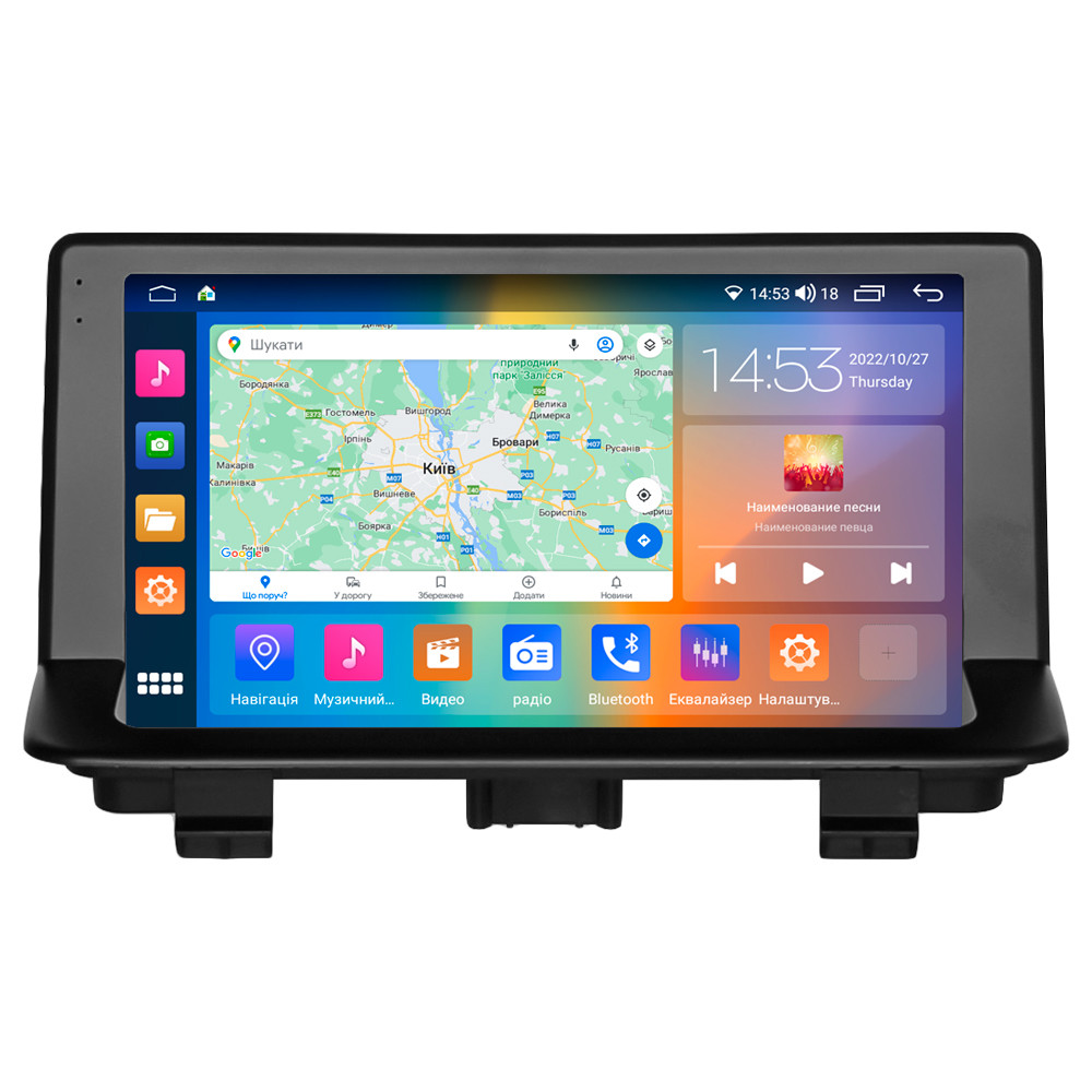 Штатна магнітола Lesko для Audi RS Q3 I (8U) Рестайлінг 2015-2018 IPS 9" 4/64Gb CarPlay 4G Wi-Fi GPS Prim 8 шт.