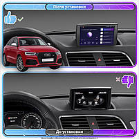 Штатна магнітола Lesko для Audi RS Q3 I (8U) Рестайлінг 2015-2018 IPS 9" 4/64Gb CarPlay 4G Wi-Fi GPS Prim 8 шт., фото 4