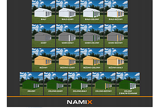 Садовий вуличний намет 4x6m BASIC NAMIX різні кольори, фото 3