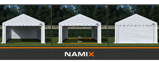 Садовий вуличний намет 4x6m BASIC NAMIX різні кольори, фото 5