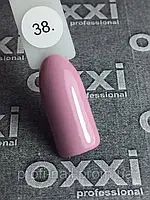 Гель лак Oxxi №038 (пастельний бежево-рожевий, емаль), 10 мл