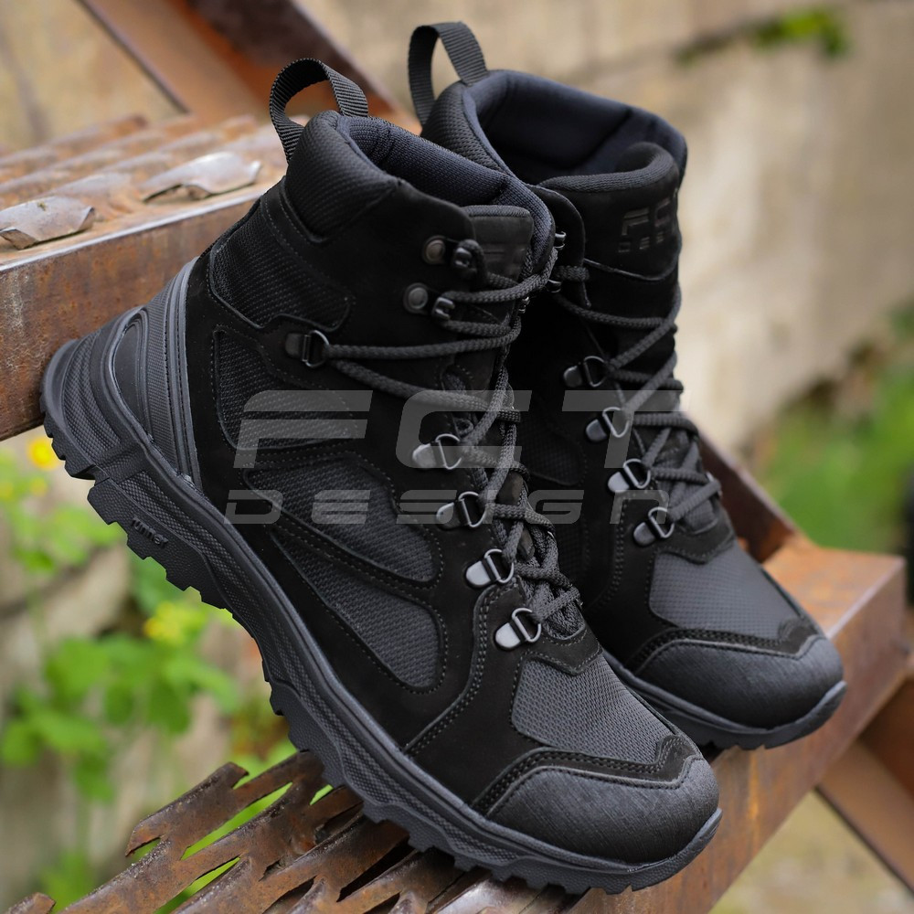 Черевики тактичні Варяг літні чорні, фото 1