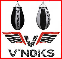 Боксерська груша аперкотна краплеподібна професійна важка навісна V`Noks 50-60кг для відпрацювання ударів