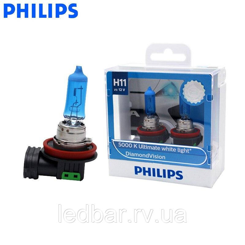H11 Philips 5000K, фото 1