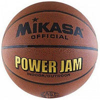 М'яч баскетбольний Mikasa Power Jam No 7 Коричневий (BSL20G)