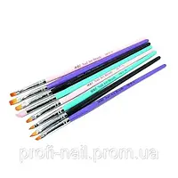 Набор кистей 8шт для китайской росписи NKCF-01 (цветная ручка) YRE