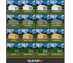 Садовий вуличний намет 4x5m BASIC NAMIX різні кольори, фото 3