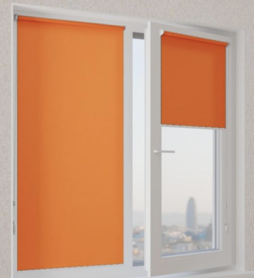 Тканинні ролети Len T-0852 orange, фото 1