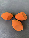Б'юті-блендер (спонж) для макіяжу помаранчевий 1 шт., фото 2