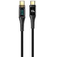 Кабель USAMS US SJ590 Type C to Type C PD 100W Digital Display Cable (1.2m)