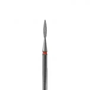 Фреза алмазна Divia Полум'я, DF002-16, червона насічка