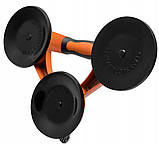 Потрійна алюмінієва монтажна присоска для скла Richmann 180 кг 123 мм (C0492), фото 2