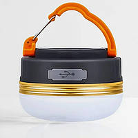 Мощная светодиодная водонепроницаемая фонарь лампа на магнитах для кемпинга и дома с функцией повербанка