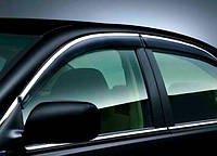 Дефлекторы окон ветровики Chrysler Grand Voyager 5 5 дверный 2008+, Хром Молдинг (Cobra) - на Крайслер