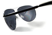 Окуляри біфокальні (захисні) Global Vision Aviator Bifocal (+3.0) (gray), чорні біфокальні лінзи в металевій оправі, фото 5