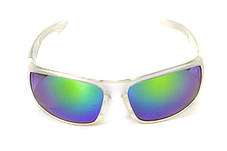 Окуляри захисні Swag Chill'n (G-Tech™ green), дзеркальні синьо-зелені, фото 3