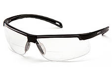 Біфокальні захисні окуляри Pyramex Ever-Lite Bifocal (clear +3.0) Super Anti-Fog H2MAX, біфокальні прозорі з діоптріями, фото 3