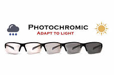 Окуляри фотохромні захисні Global Vision Hercules-7 Photochromic SD (Super Dark Shadowluxe), фотохромні прозорі, фото 3