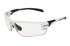 Окуляри фотохромні (захисні) Global Vision Hercules-7 White Photochromic (clear), фотохромні прозорі в білій оправі, фото 3