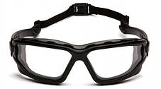 Окуляри захисні з ущільнювачем Pyramex i-Force XL (clear) Anti-Fog, прозорий, фото 3