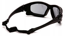 Окуляри захисні з ущільнювачем Pyramex i-Force XL (gray) Anti-Fog, чорний, фото 5