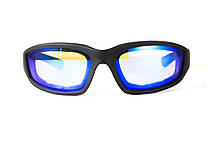 Окуляри фотохромні (захисні) Global Vision KickBack Photochromic (G-Tech™ blue) Anti Fog, фотохромні дзеркальні сині, фото 6